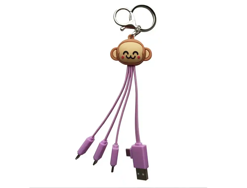 Cable de carga multiconector wondee mr. wonderful mono 3 en 1