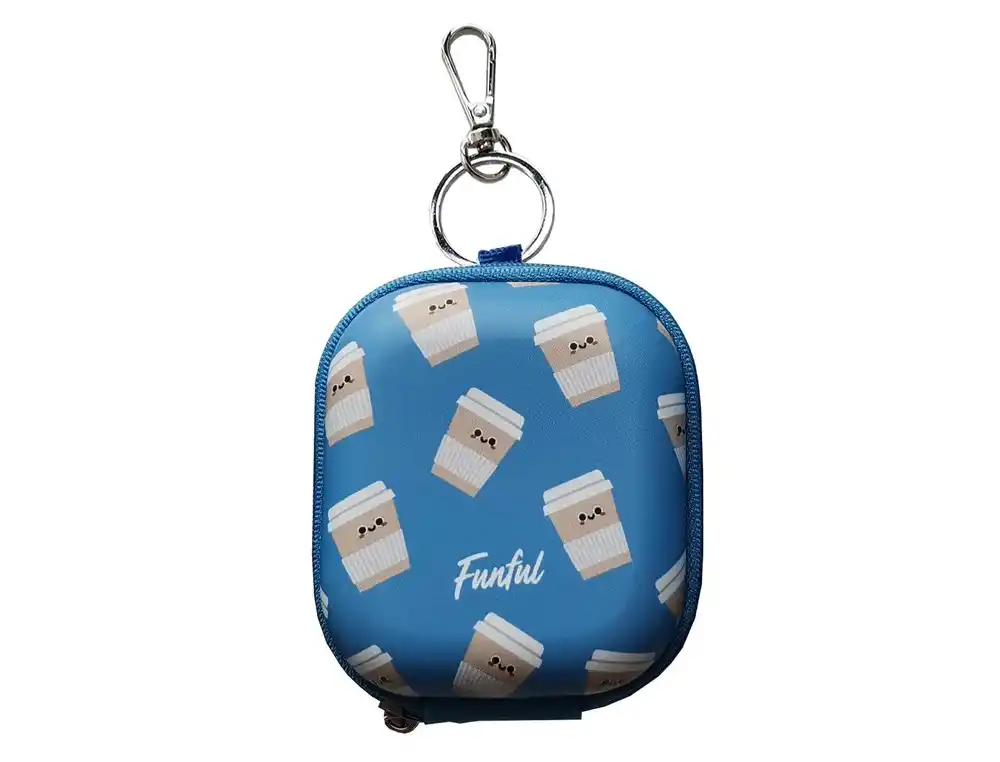 Mini estuche funful tecnologico cafe