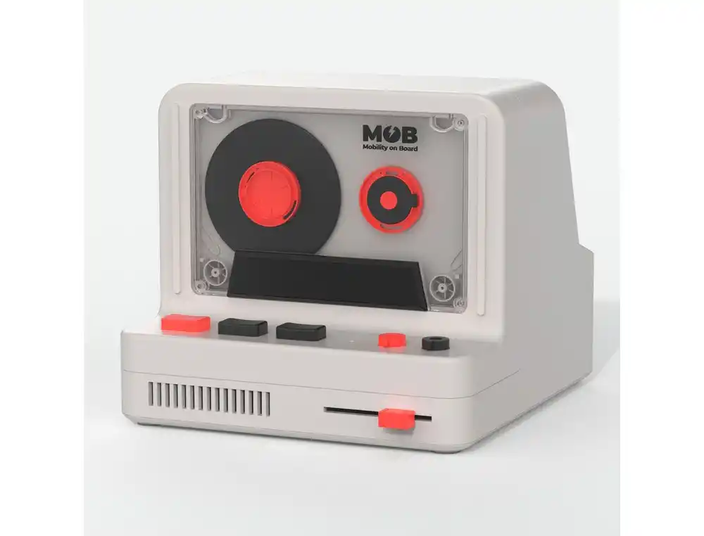 Altavoz mob bluetooth retro grey