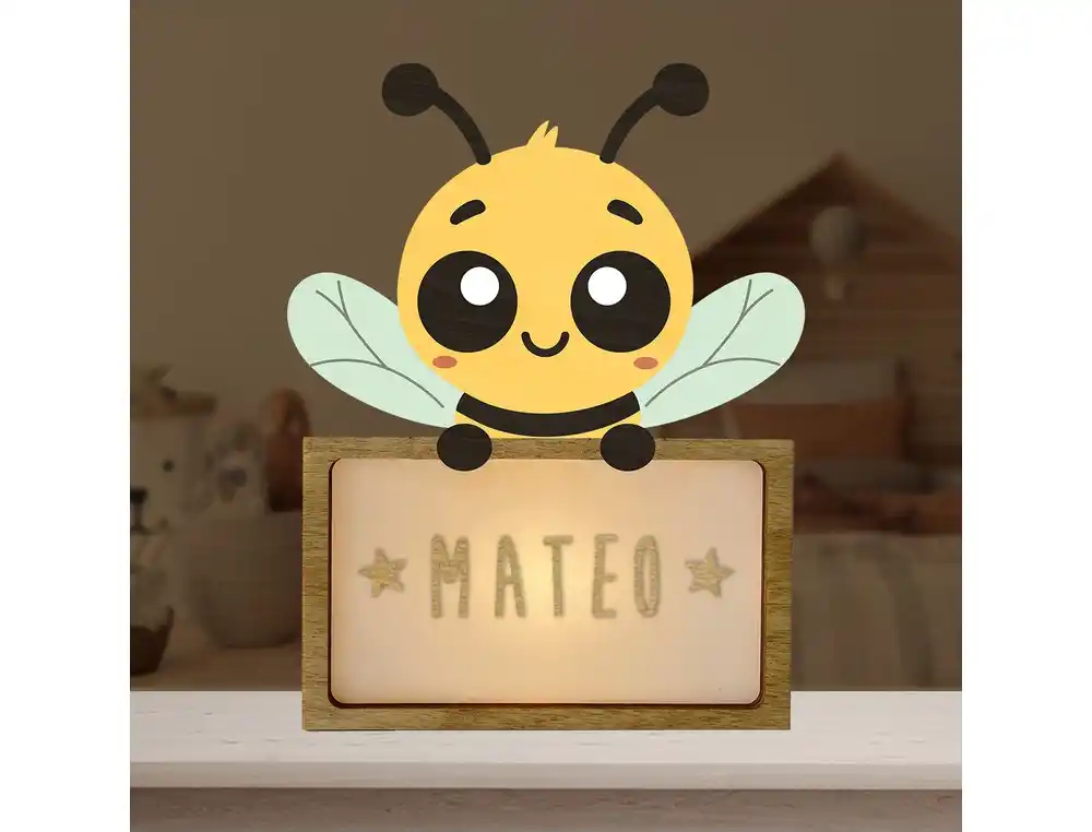 Lampara vintiun personalizable little bee