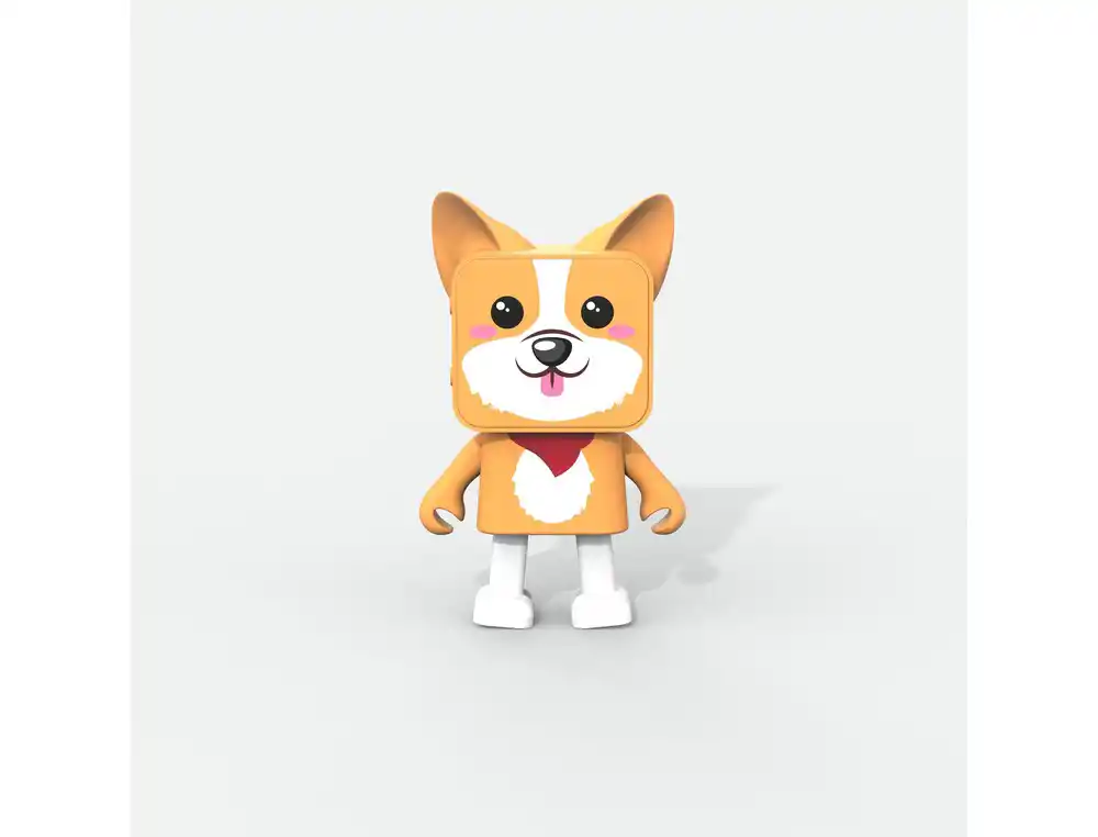 Altavoz bailarin corgi 3w bluetooth con microfono