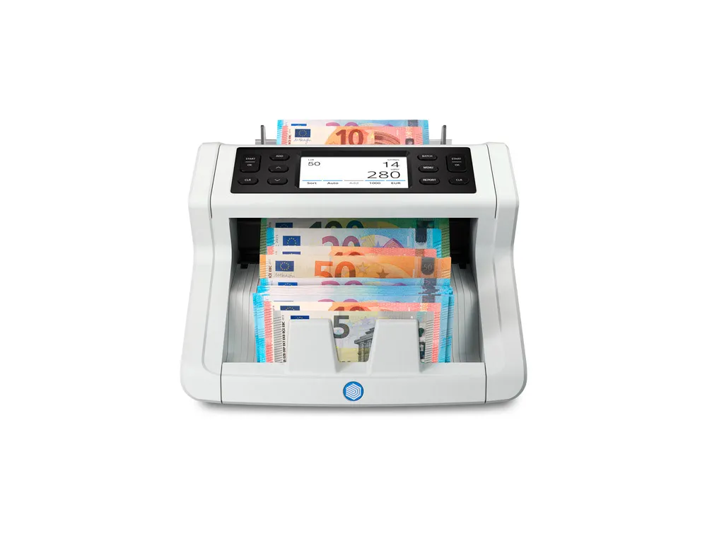 [177330] Contador de billetes safescan 2485-sc 8 puntos de verificacion pantalla tactil 3,5\" funcion conteo 1000