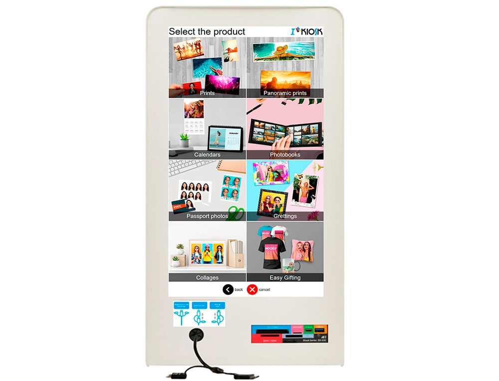 [903367] Kiosko 15\" + card reader + software i kiosk creative