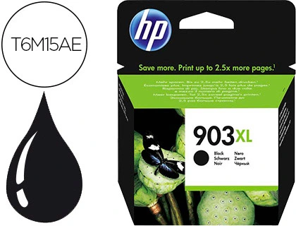 [900078] Ink-jet hp 903xl officejet 6960 / 6970 negro 825 paginas