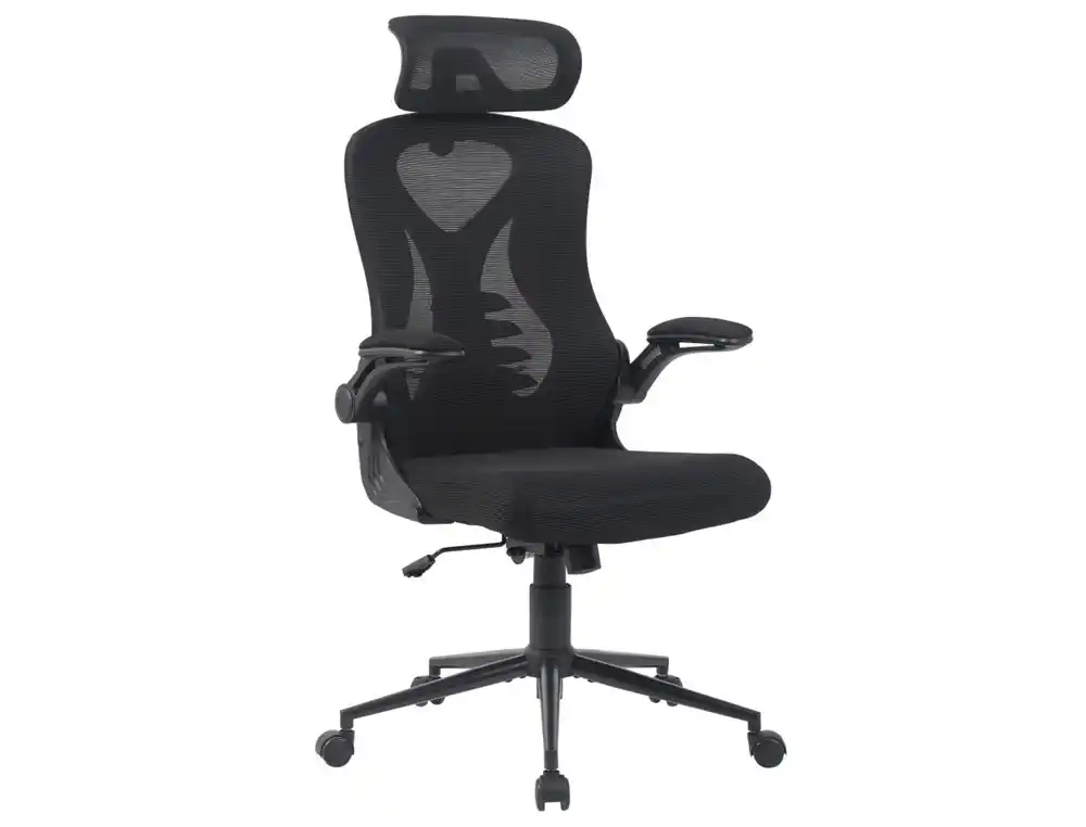 [801697] Silla de oficina archivo 2000 bolboreta mecanismo sincro refuerzo lumbar y respaldo de malla negro 690x640x1120-1220
