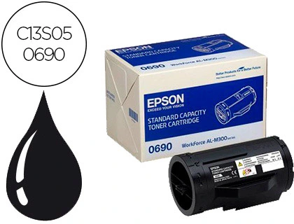 [300379] Toner epson 0690 workforce al-m300 / al-mx300 negro 2.700 pag