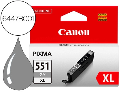 [300377] Ink-jet canon 551 xl pixma ip7250 / mg5450 / mg6350 gris
