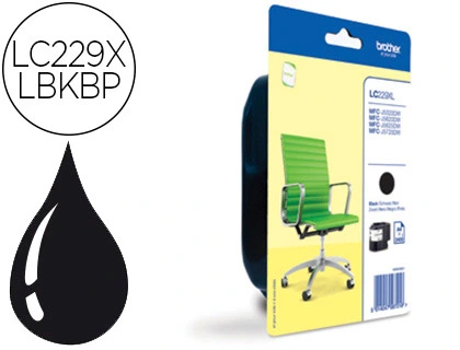 [300039] Ink-jet brother lc229xlbk mfc-j5320dw / 5620dw / 5625dw / 5720 dw negro 2400 pag