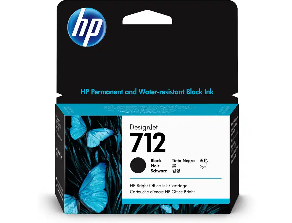 [244424] Ink-jet hp 712 t210/230/250/630/650 negro