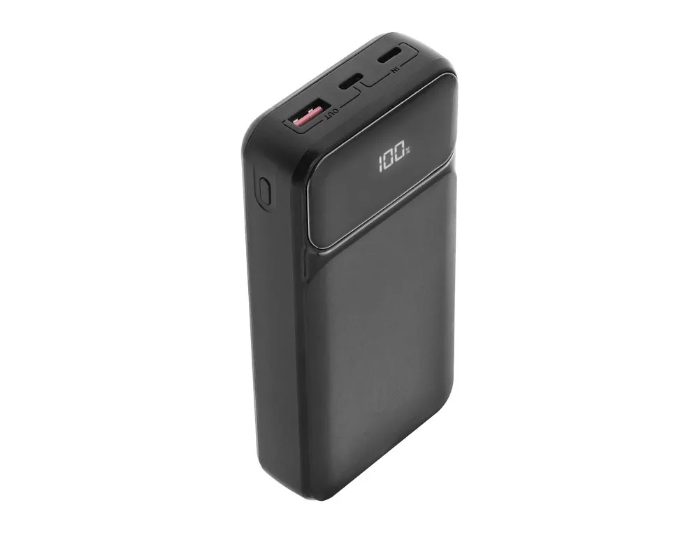 [176760] Bateria externa tnb 20000 mah para portatiles 65 w usb-c + 2xusb-a color negro