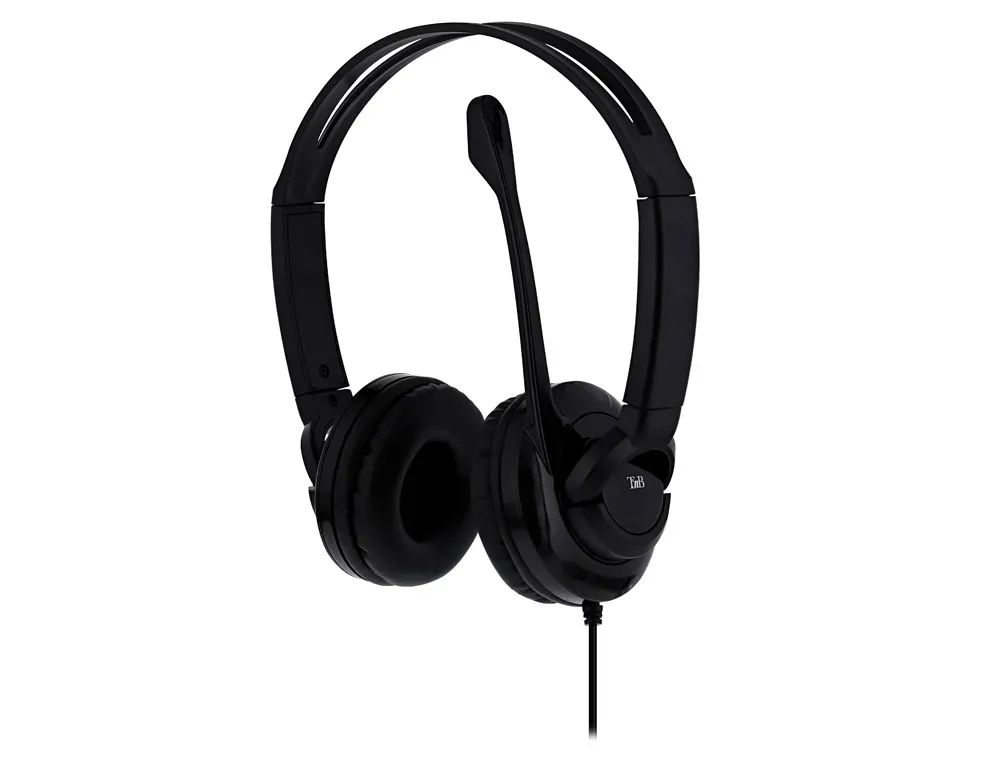 [176735] Auriculares tnb hs-200 multimedia con microfono usb color negro