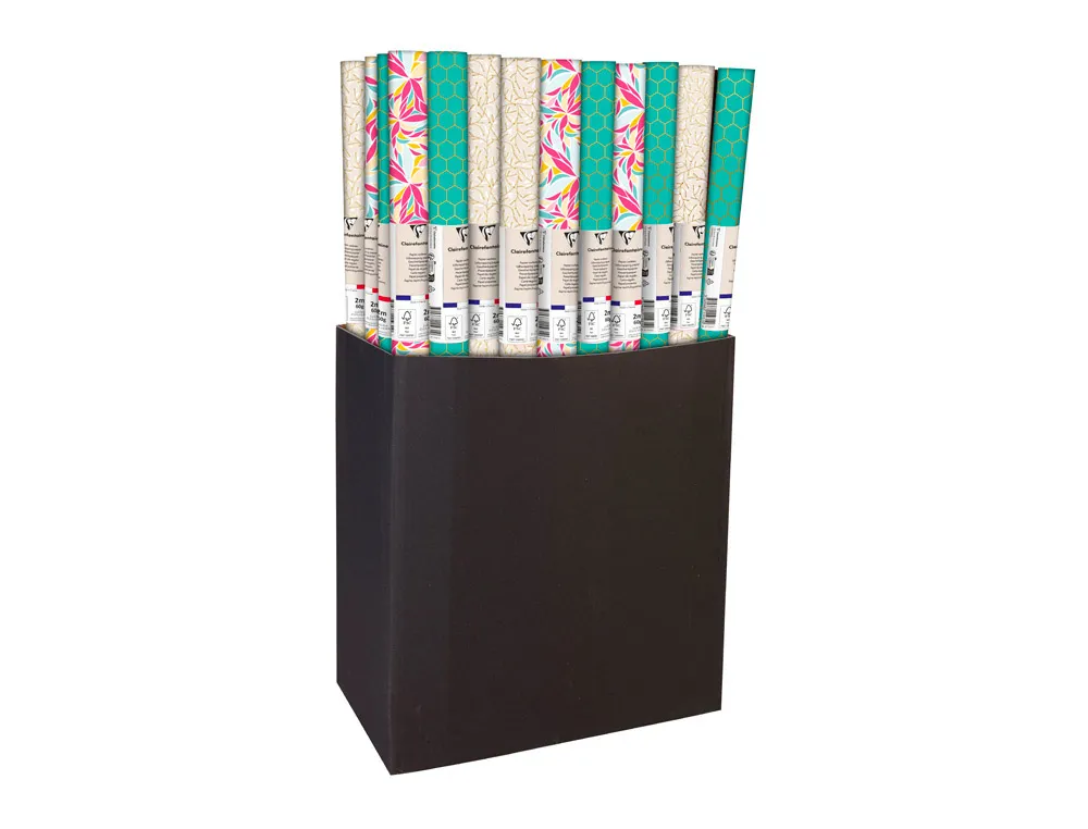 [176683] Papel de regalo clairefontaine todo año 57 g rollo ancho 70 cm longitud 2 m