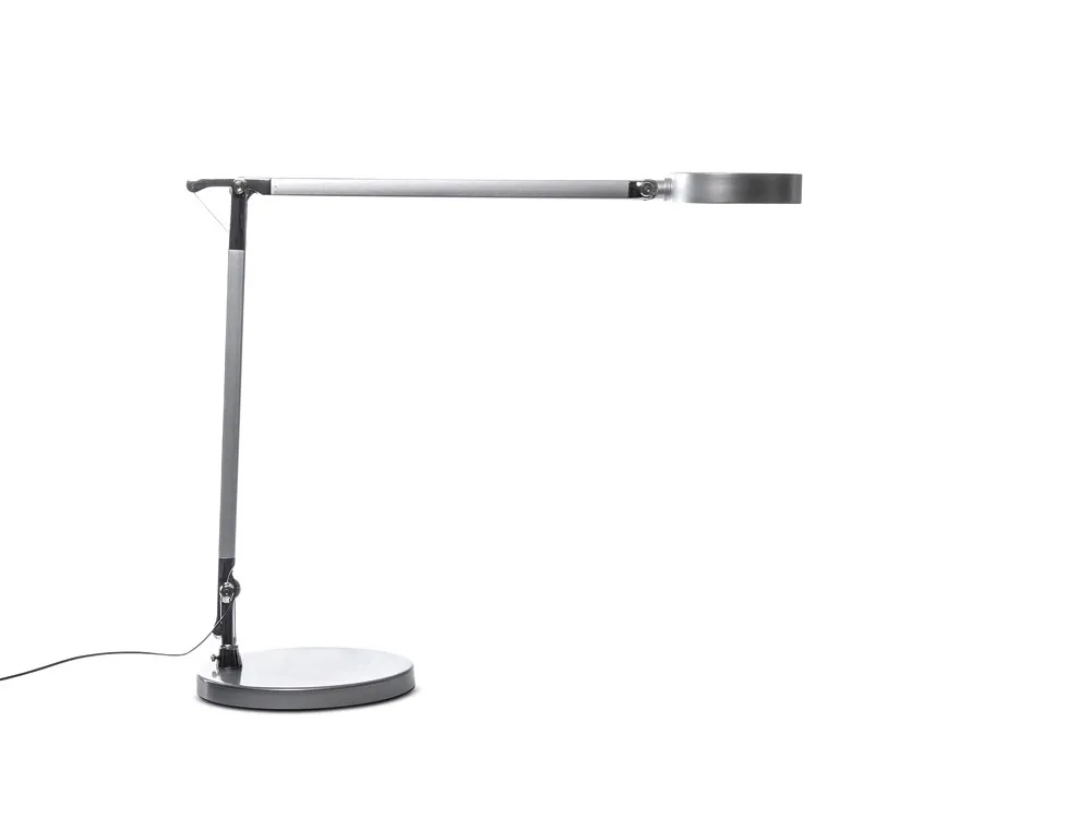 [176678] Lampara de escritorio maul led 4 niveles intensidad luz cabezal y brazo inclinable color plata