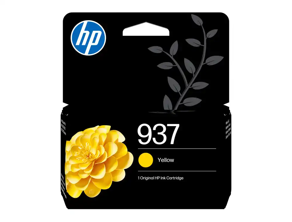 [176467] Ink-jet hp 937 officejet pro 9120e / 9130e / 9720 / 9730 / 9110b / 9120b / 9130b amarillo 800 paginas