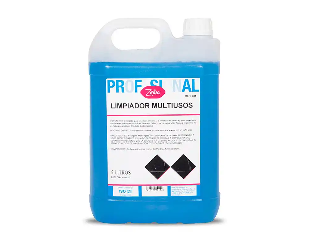 Limpiador multiusos zorka garrafa 5 litros