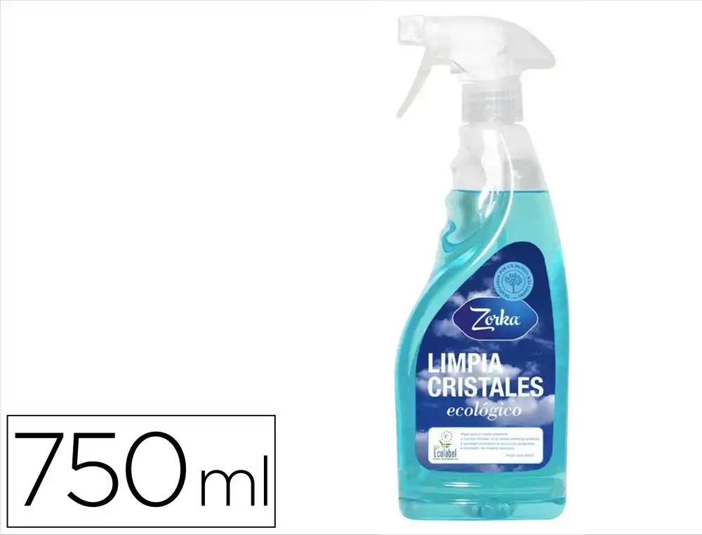Limpiacristales ecologico zorka 750 ml pulverizador