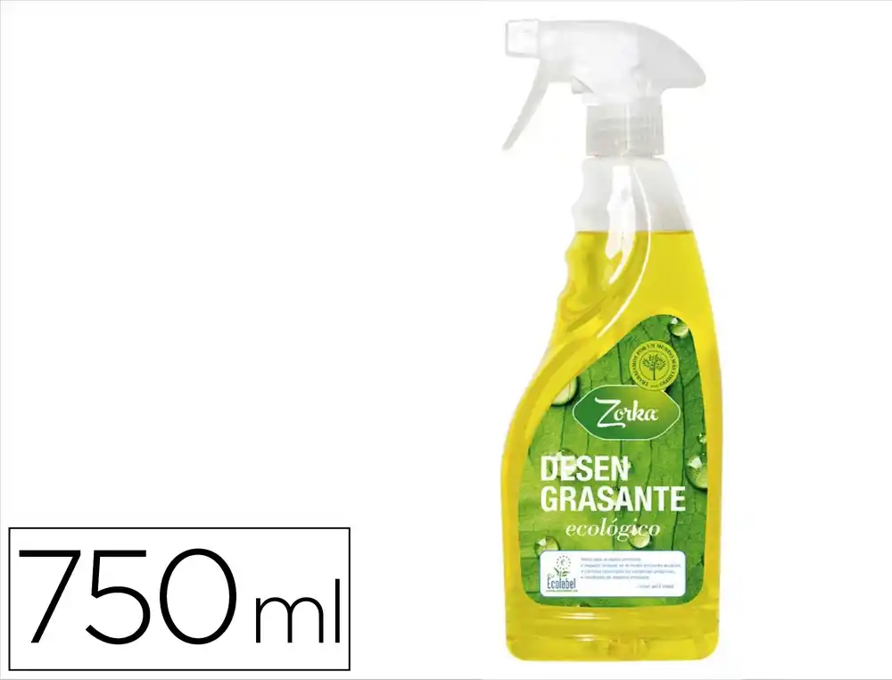[176399] Limpiador desengrasante ecologico zorka con pistola pulverizadora 750 ml