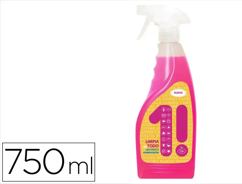 [176395] Limpiador multiusos zorka con pistola pulverizadora 750 ml