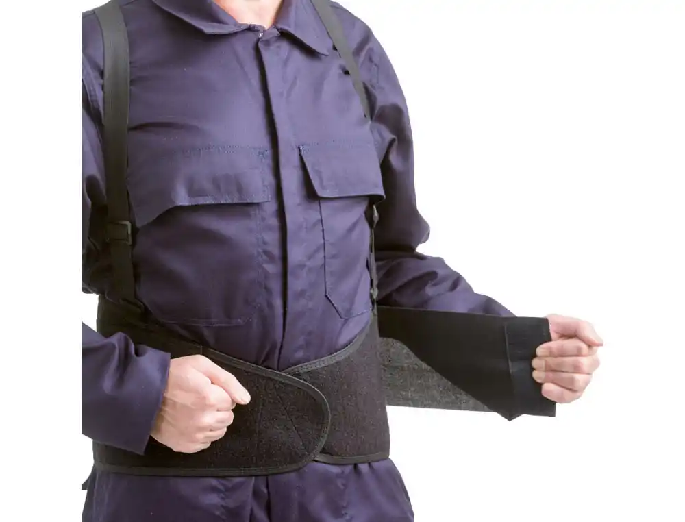 [176223] Faja lumbar safetop elastica con velcro y tirantes xl