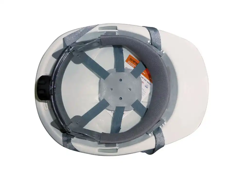 [176221] Casco de hdpe safetop er series con barboquejo y rosca en397 amarillo