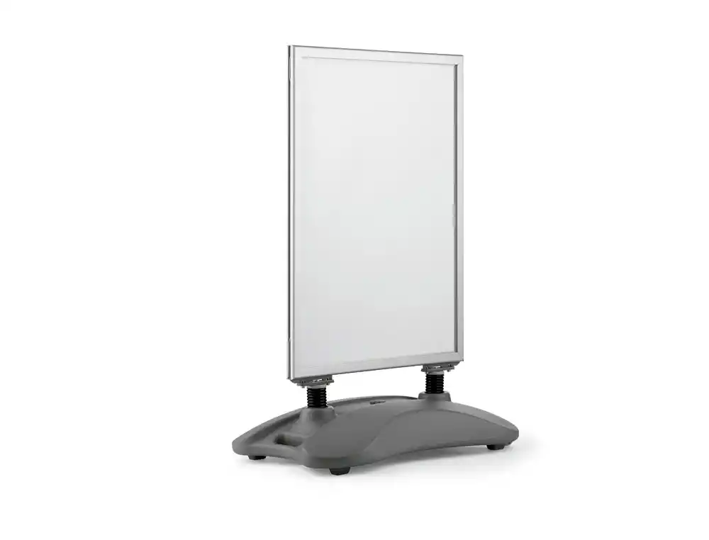 [176074] Portaposter durable heavy base outdoor a1 doble cara aluminio 1150x783x500 mm