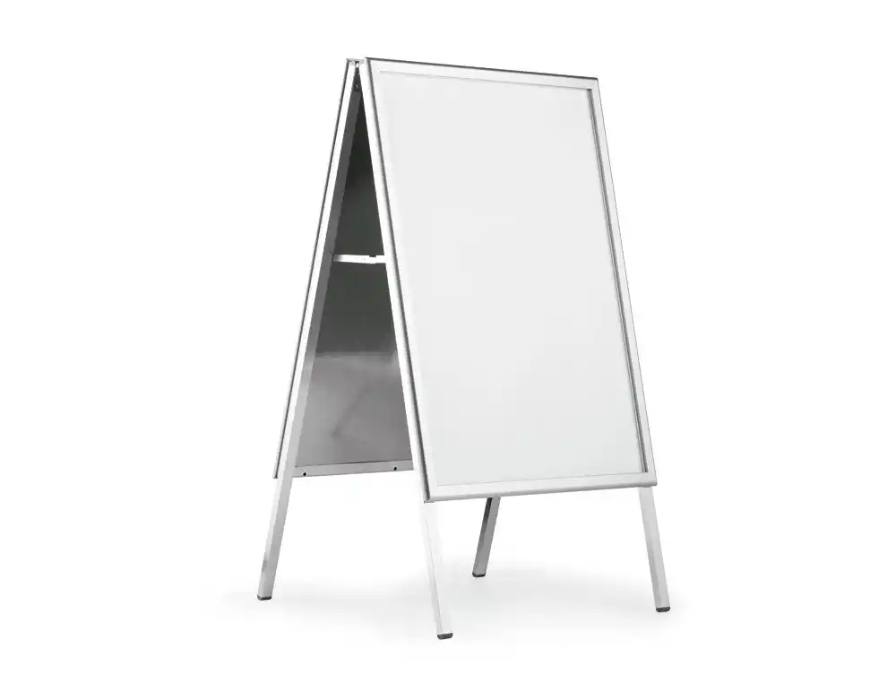 [176073] Portaposter durable fold outdoor a1 doble cara aluminio abatible cantoneras redondeadas 1141x658x620 mm