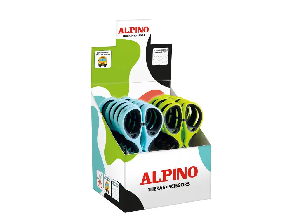 [175994] Tijera escolar alpino colorfull 130 mm