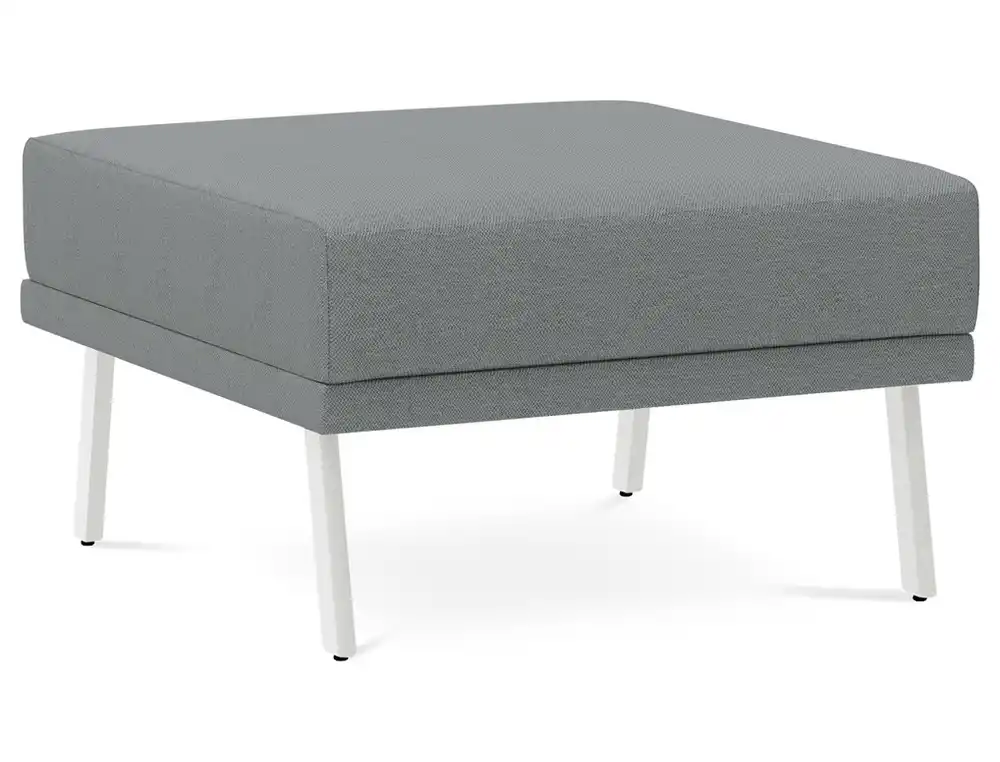 [175879] Modulo rocada ural-f cuadrado sin respaldo tapizado gris 70x74x39 cm
