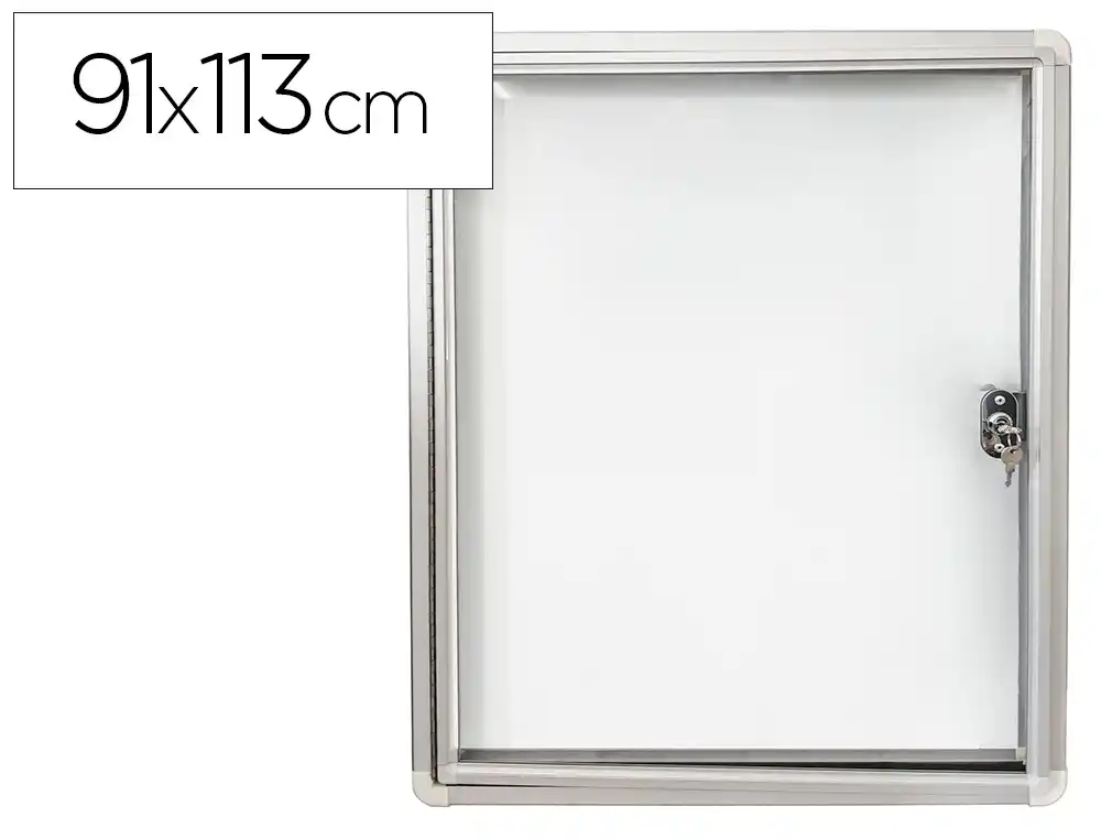 [175818] Vitrina de anuncio rocada puerta apertura vertical lacada magnetica 9xa4