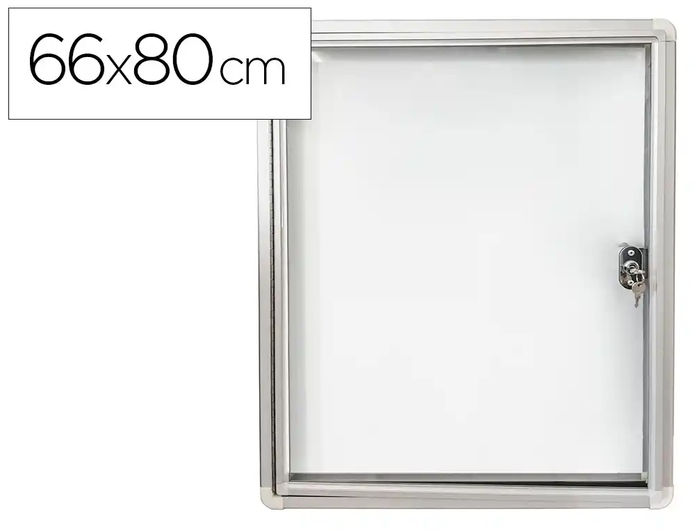 [175816] Vitrina de anuncio rocada puerta apertura vertical lacada magnetica 4xa4