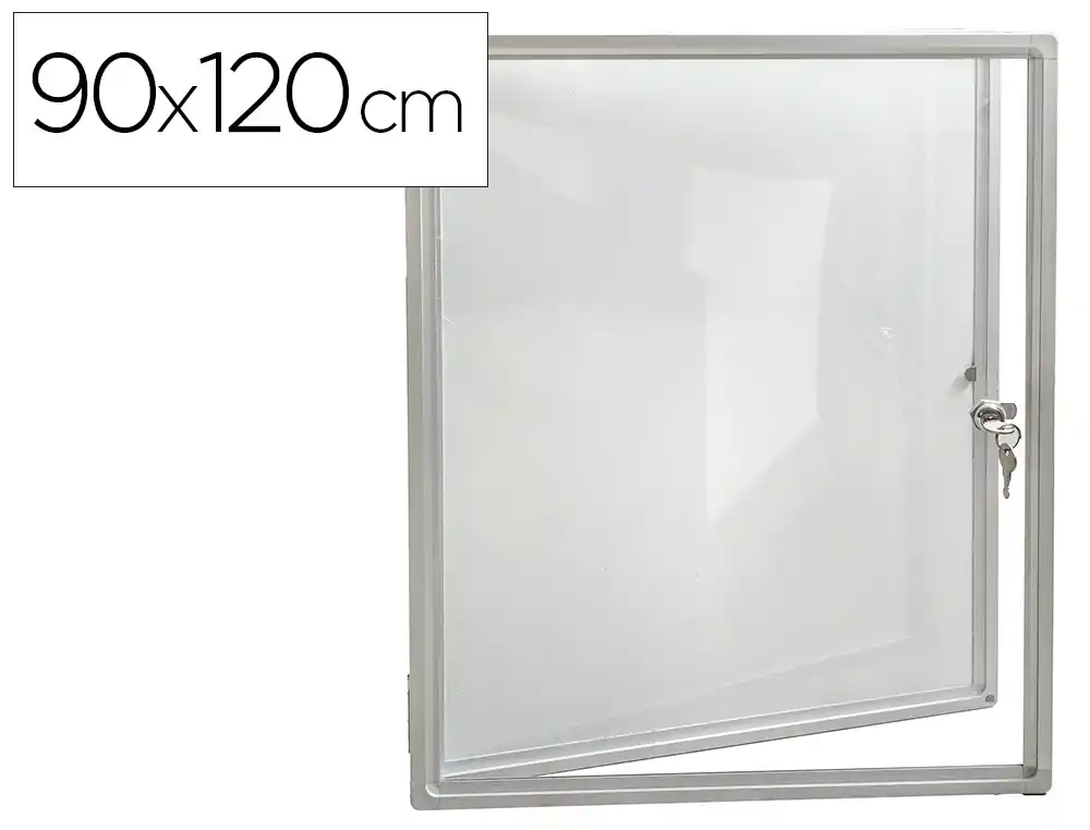 [175811] Vitrina de anuncio rocada puerta apertura horizontal lacada magnetica 10xa4