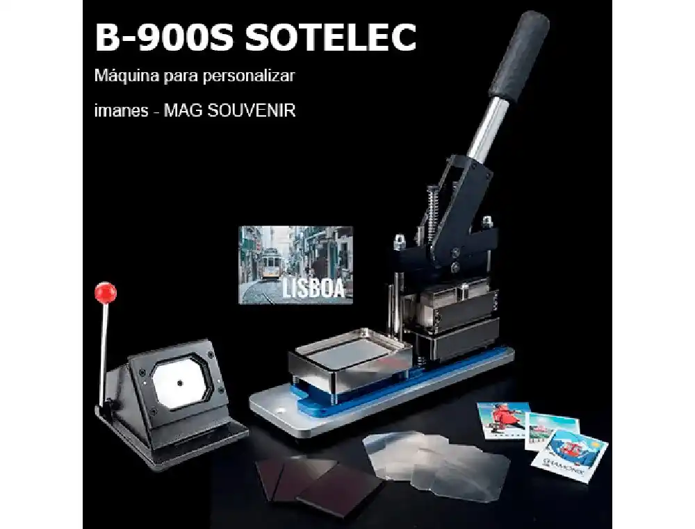 [175520] Kit maquina imanes con cutter y 1000 imanes 78x53
