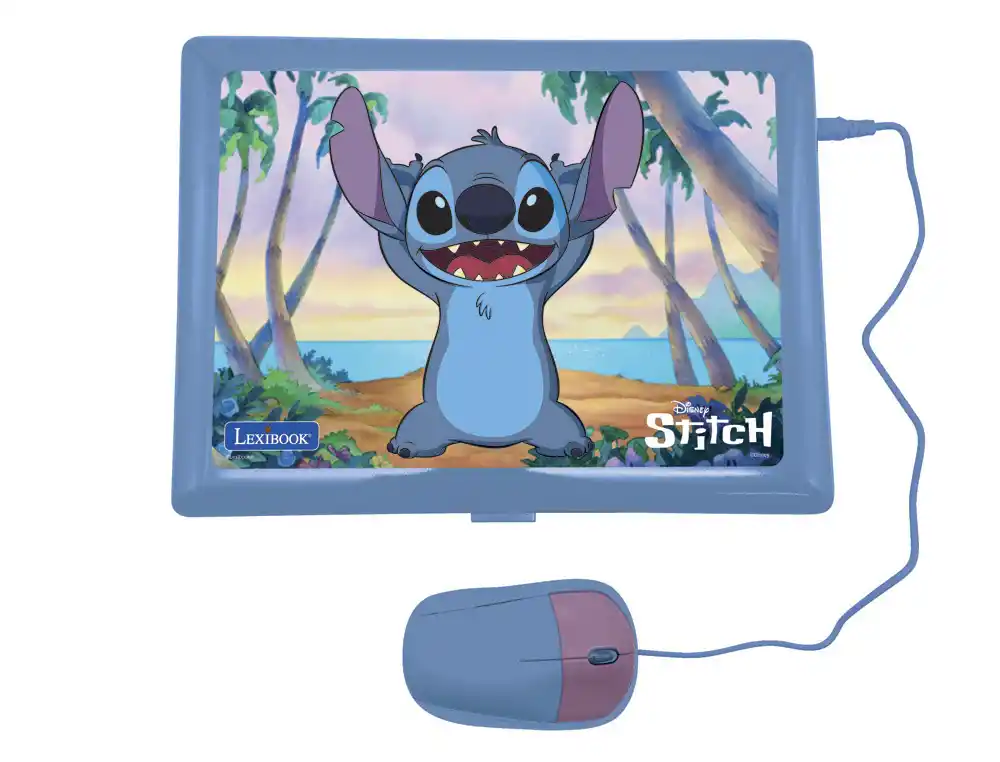 [175440] Ordenador portatil lexibook stitch educativo parlante biling e con 124 actividades en ingles y español