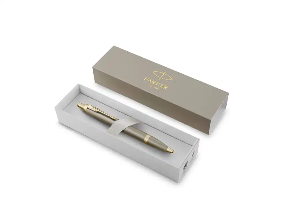 [175421] Boligrafo parker im rituals sandstone arena/oro