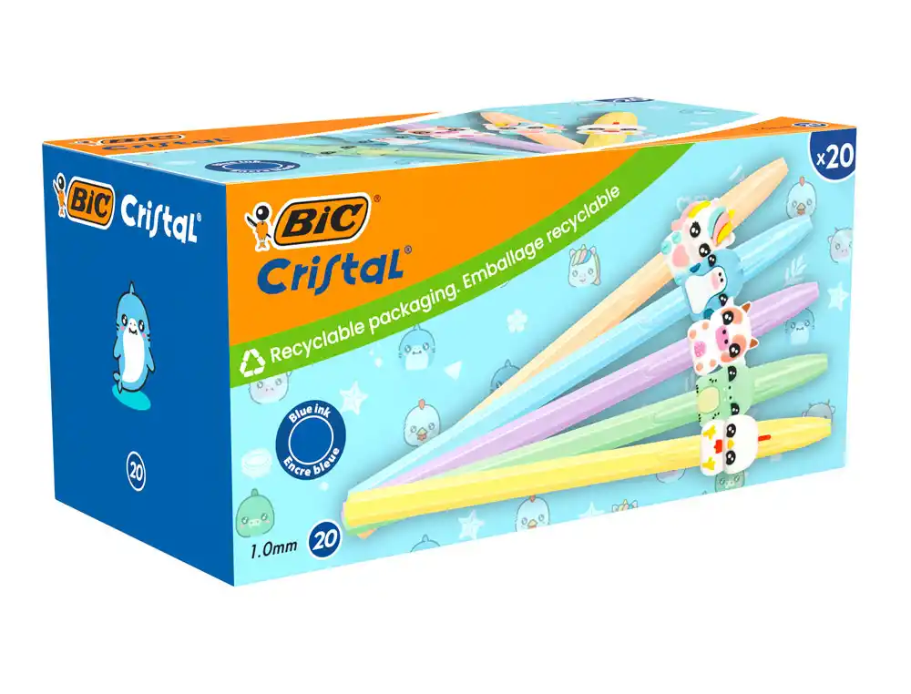 [175351] Boligrafo bic cristal figurine punta 1 mm