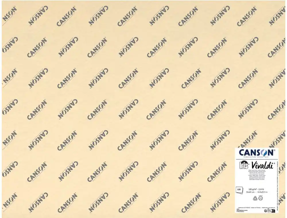 [175341] Cartulina guarro iris 50x65 cm 185 gr pack de 120 unidades colores pastel surtidos