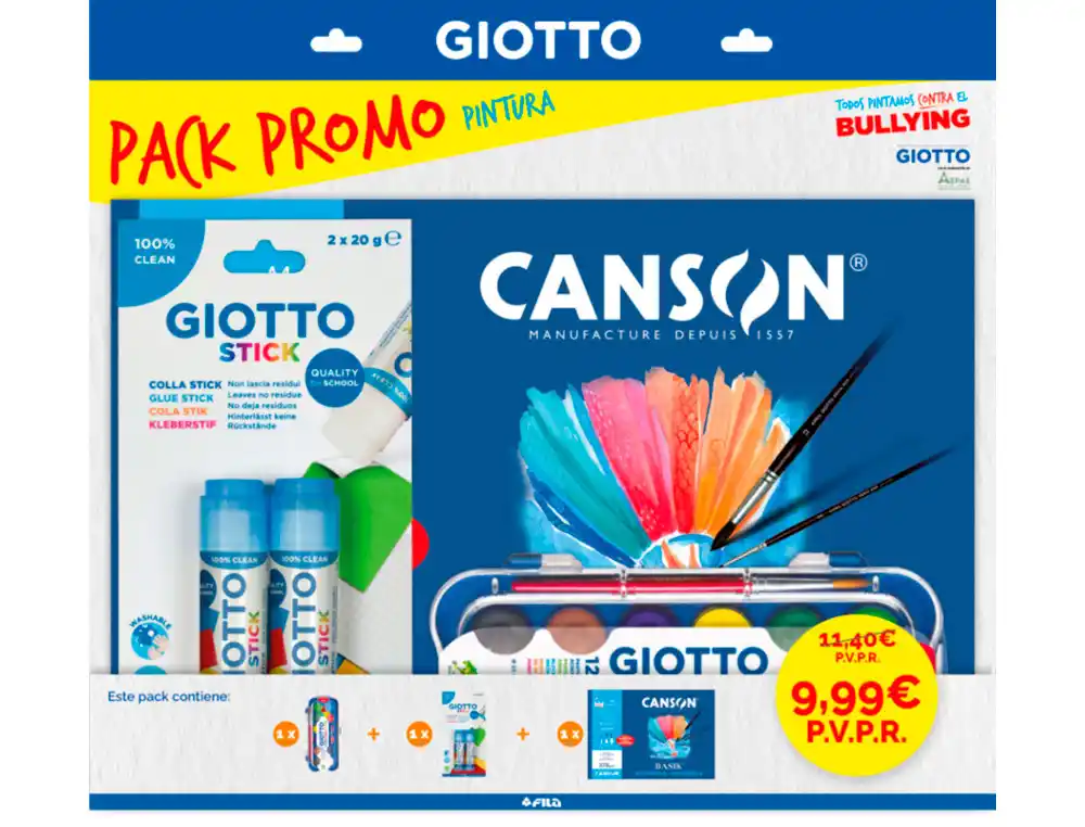 Pack de pintura giotto promo