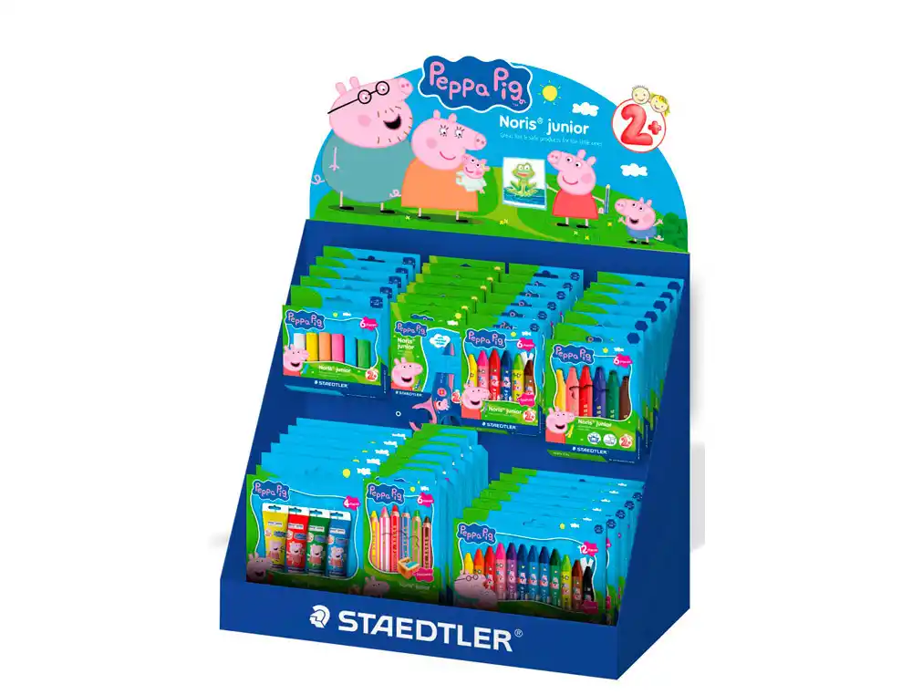 [175320] Expositor sobremesa staedtler gama noris junior peppa pig 48 unidades surtidas