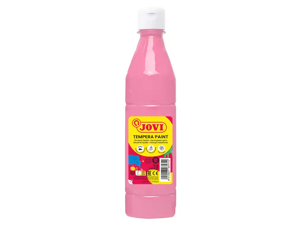 [175305] Tempera liquida jovi rosa botella de 500 ml