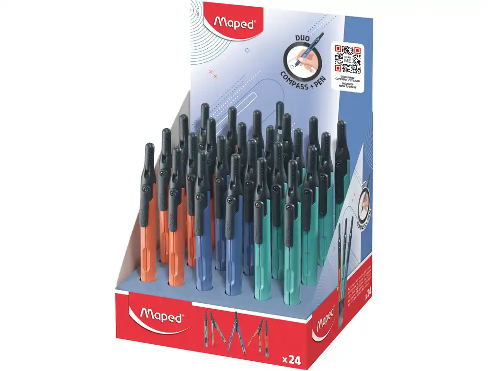 [175258] Compas maped duo pen colores surtidos