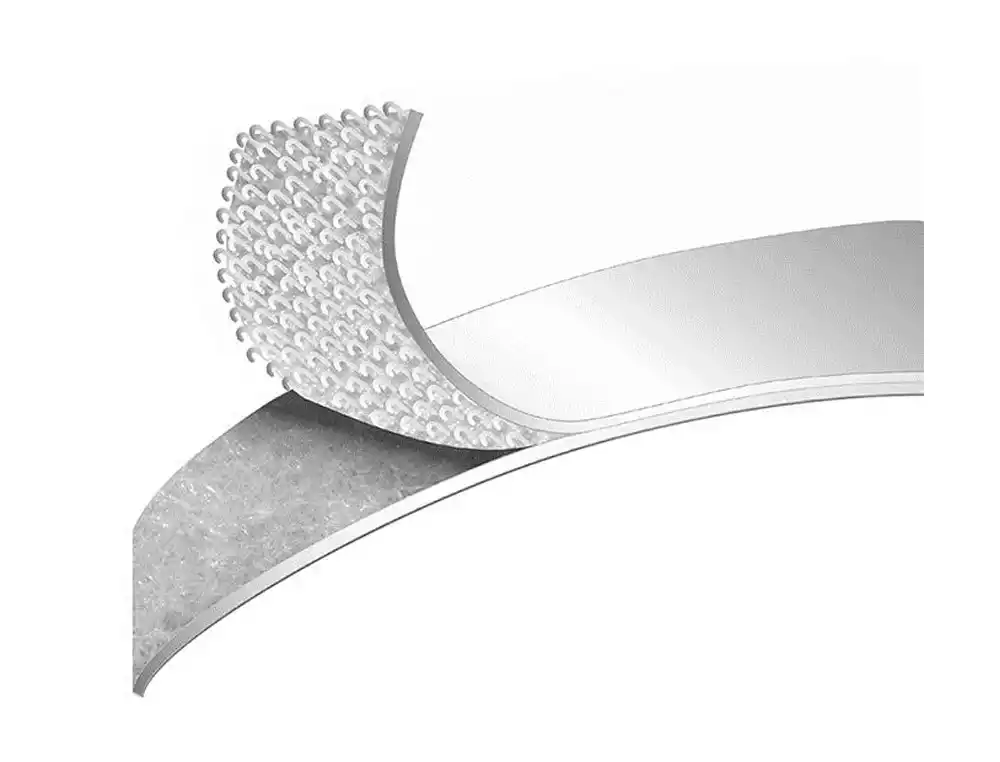 [175210] Cinta de cierre adhesiva plico velcro blanco macho 25 m x 50 mm