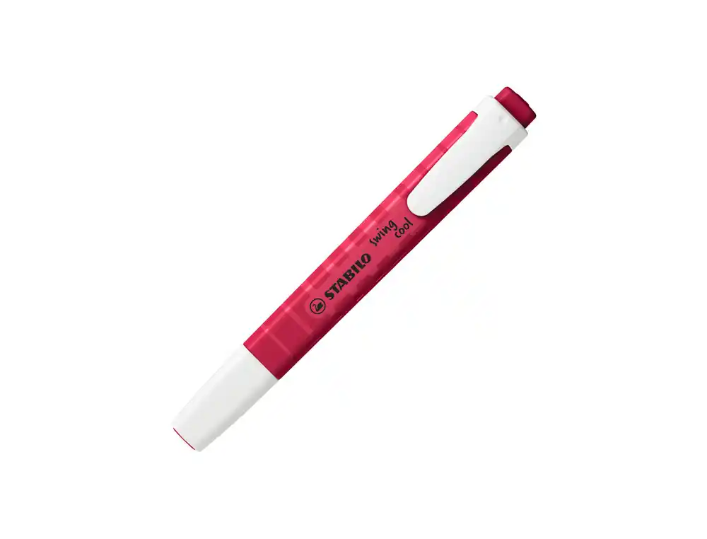 [175150] Rotulador stabilo fluorescente fino swing cool nature edicion wildflower rojo borgoña