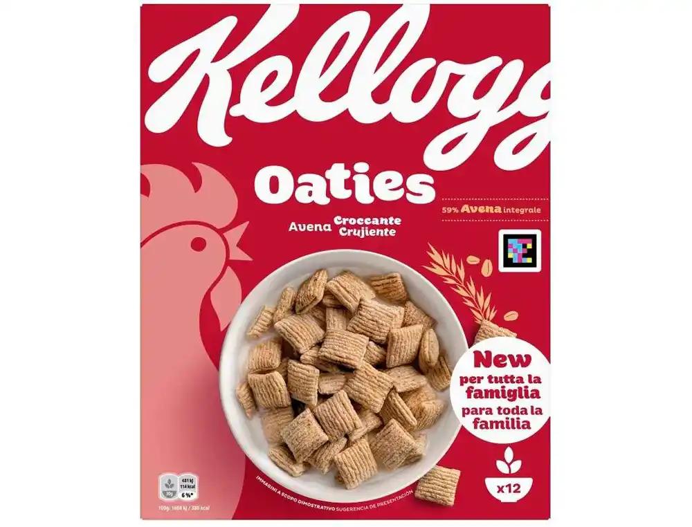 [174982] Cereales de desayuno kellogg oaties avena crujiente caja de 360 g
