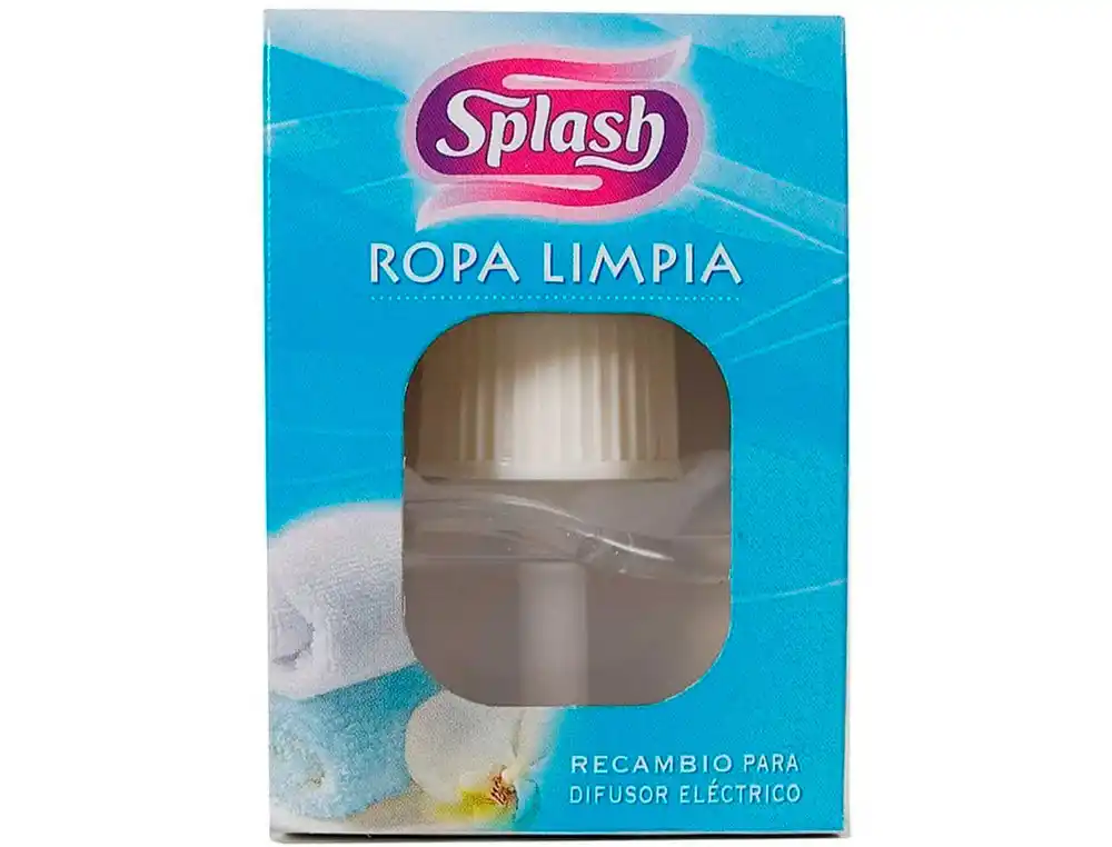 Ambientador electrico splash colonia infantil recambio 25 ml