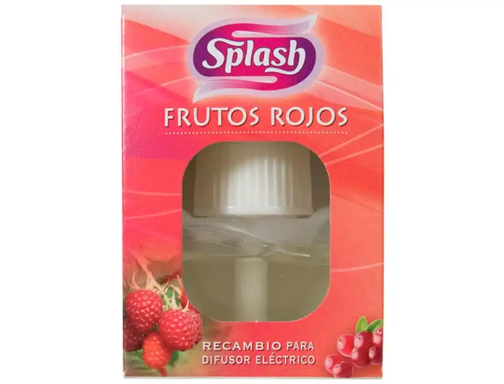 Ambientador electrico splash frutos rojos recambio 25 ml