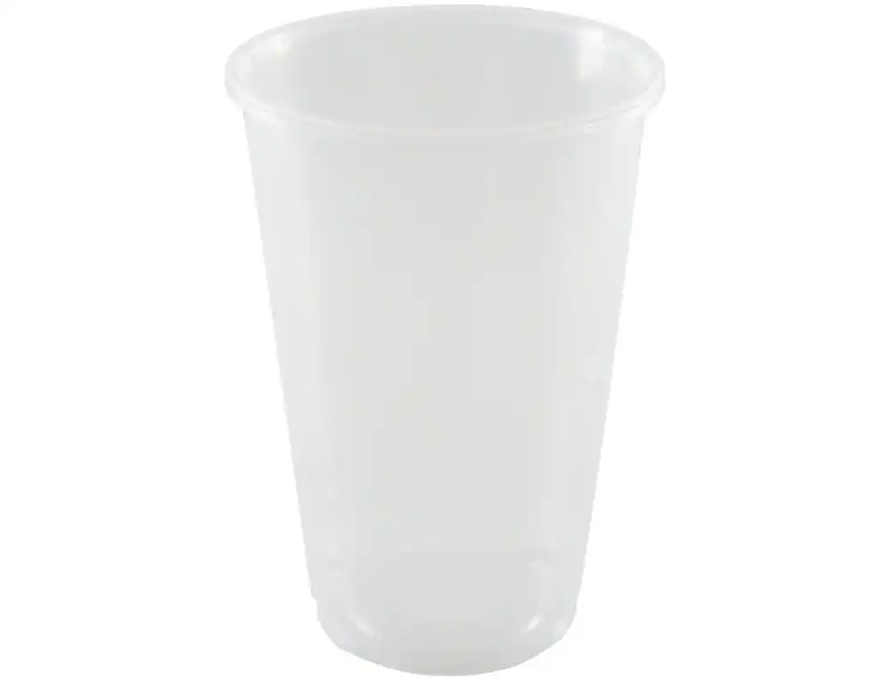 [174945] Vaso de plastico reutilizable transparente 550 ml paquete de 10 unidades