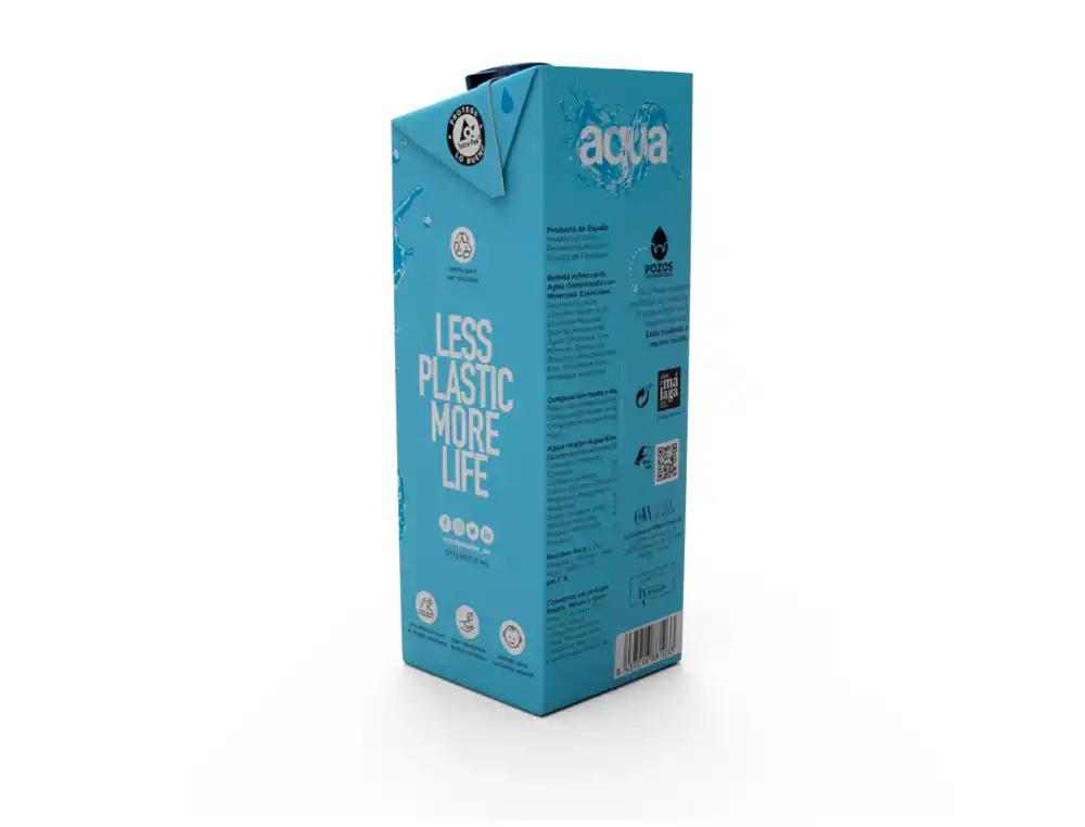 [174939] Agua mineral only water brik 1000 ml