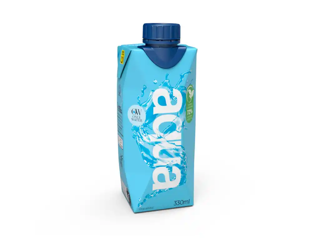 Agua mineral only water brik 330 ml