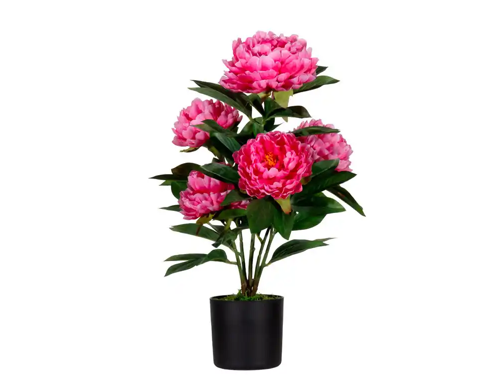 [174920] Flor artificial paperflow peonia rosa 55 cm