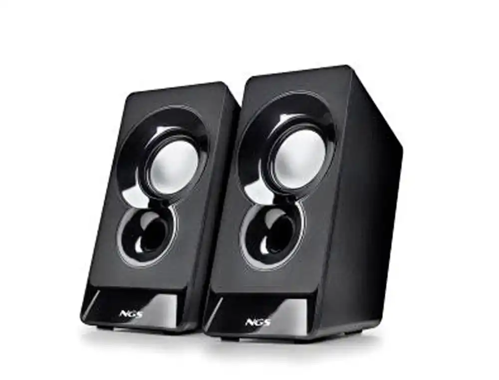 Altavoz ngs sb10 para pc 12w estereo usb entrada jack 3,5 mm color negro